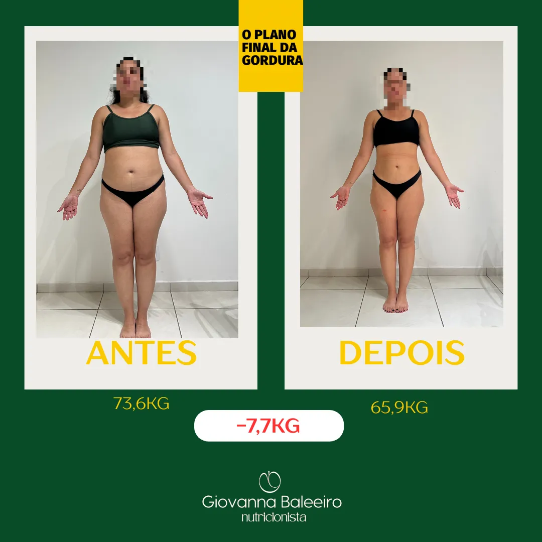 Prova social: -7,7kg